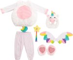 Spooktacular Creations Cute Lil’ Baby Unicorn Costume with Wings and Star Wand for Halloween Dress Up Party, Cosplay Party - Image 6